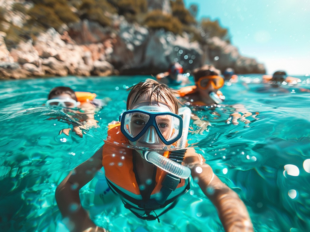 Rando palmée : Duo avec enfant - 3h - Bonjour Fun