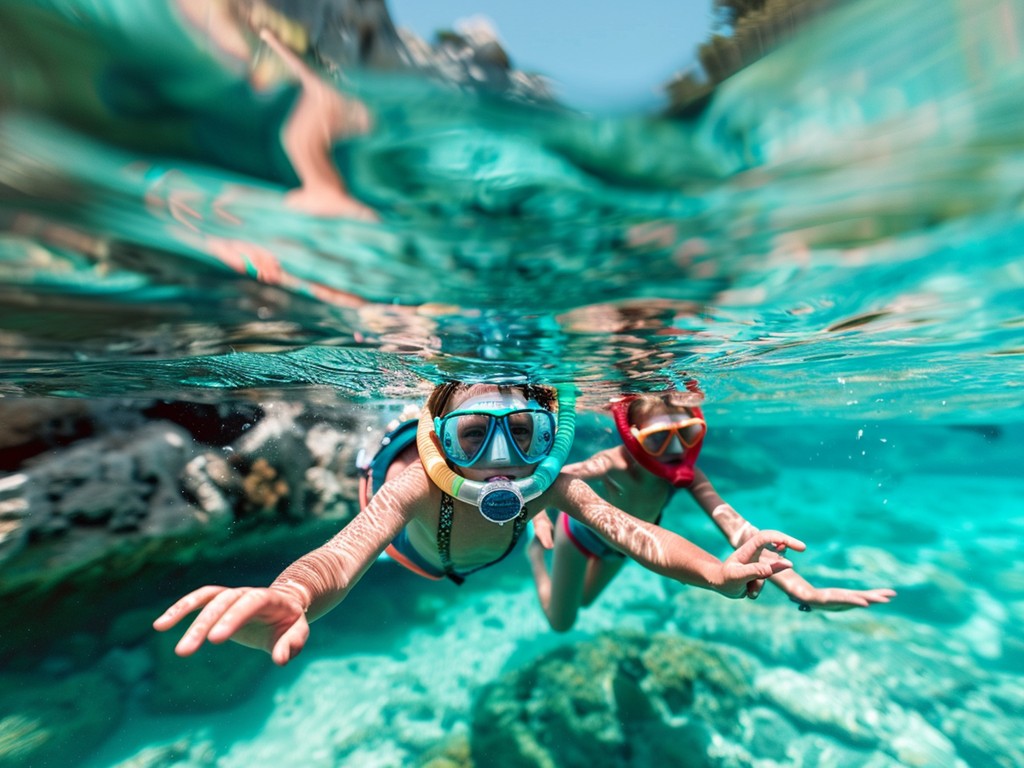 Rando palmée : Duo avec enfant - 3h - Bonjour Fun