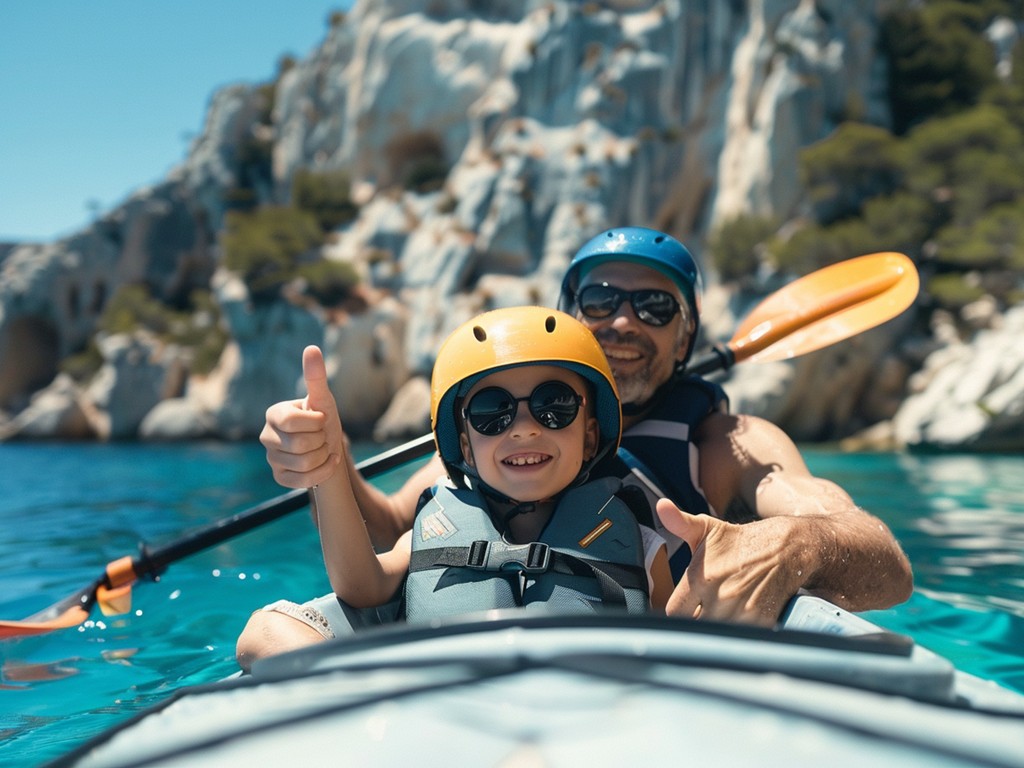 Rando palmée : Duo avec enfant - 3h - Bonjour Fun