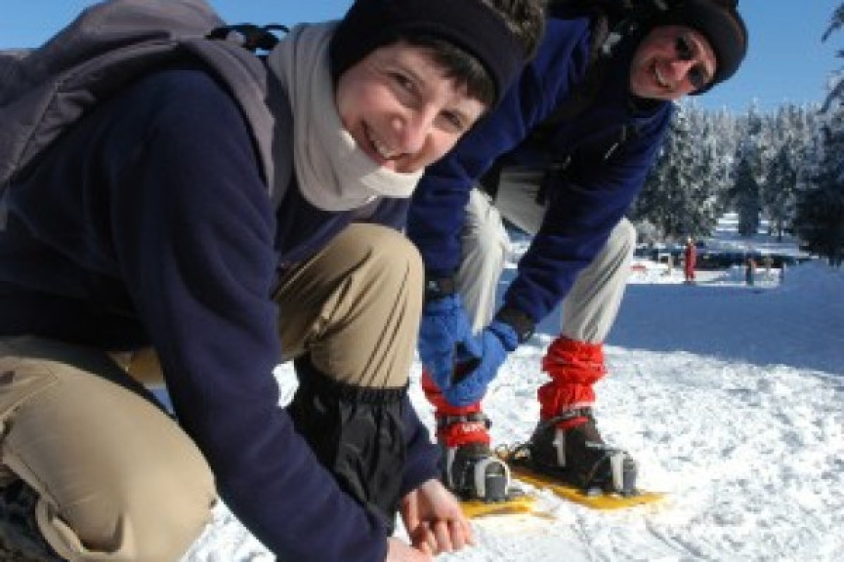 Raquettes privative au Lac des Corbeaux - Bonjour Fun