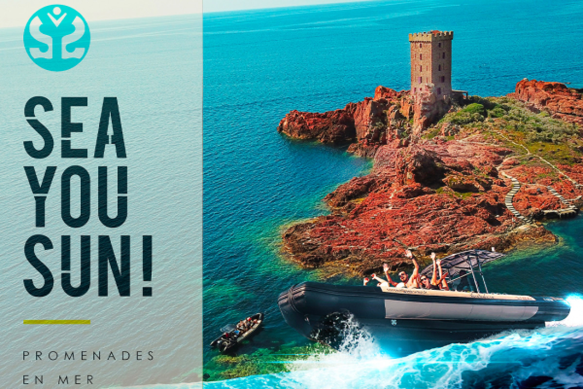 Sortie en mer roches rouges au départ de Fréjus - Bonjour Fun