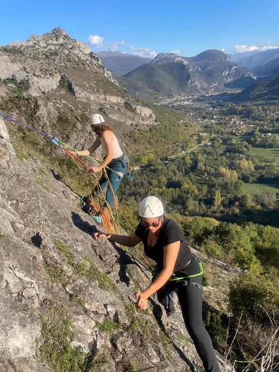Stage initiation escalade grandes voies à Calamès (09), 3 jours - Bonjour Fun