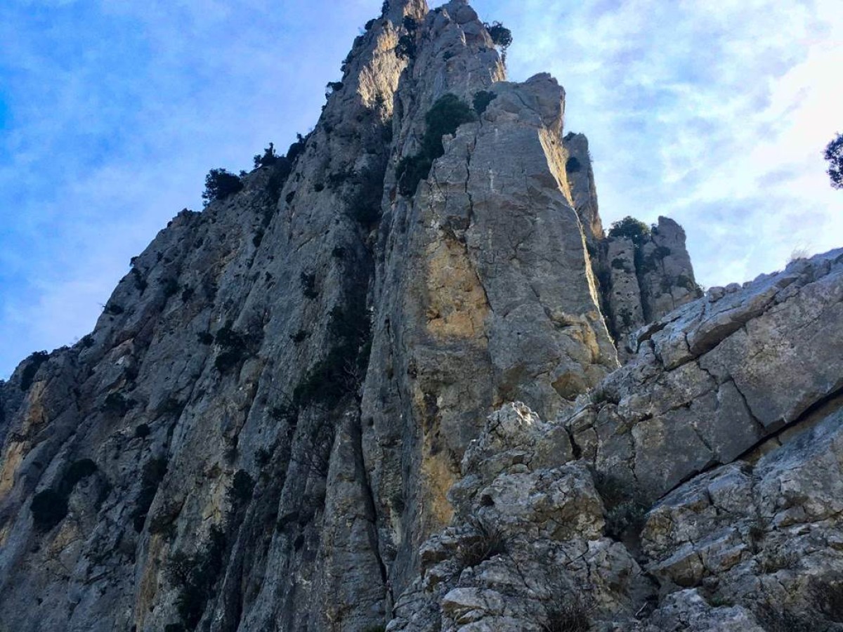 Stage initiation escalade grandes voies à Quillan (11), 3 j - Bonjour Fun