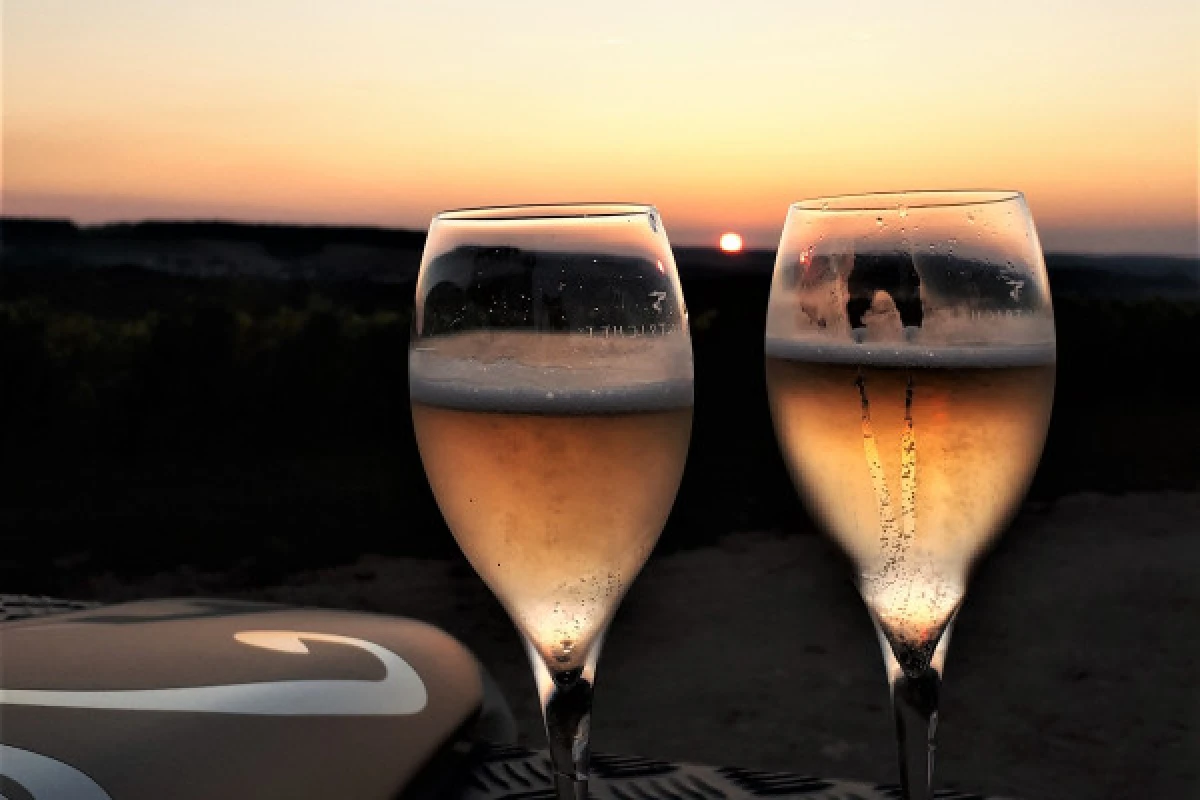 Sunset dégustation brut tradition dans les vignes 1 cru - Bonjour Fun