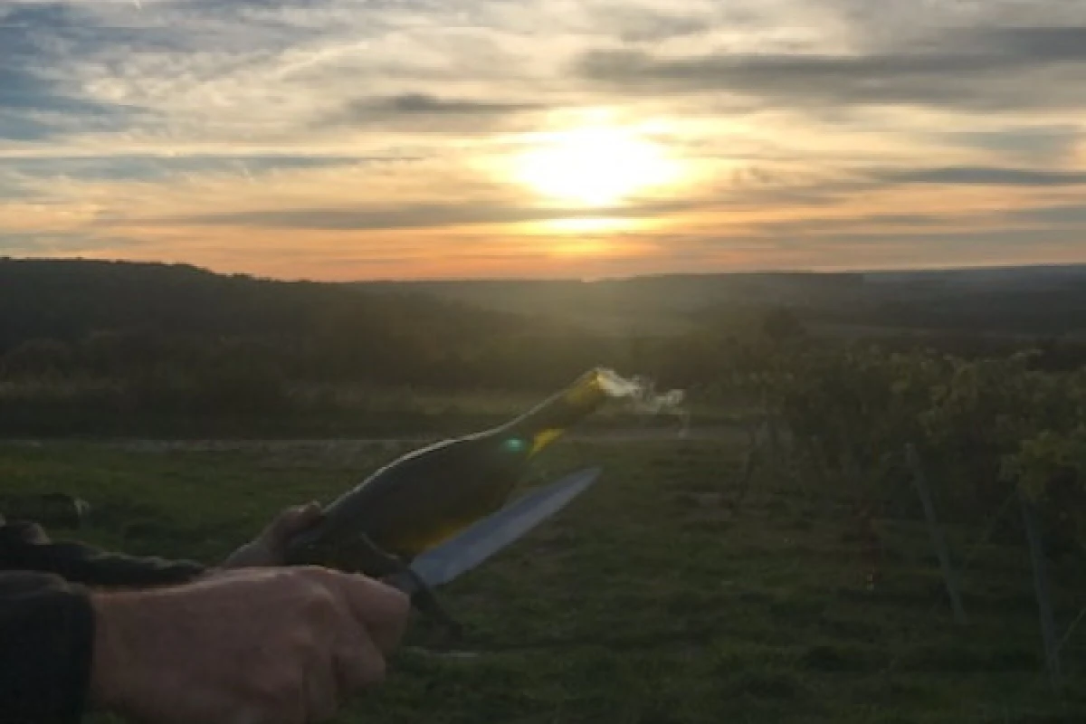 Sunset dégustation brut tradition dans les vignes 1 cru - Bonjour Fun