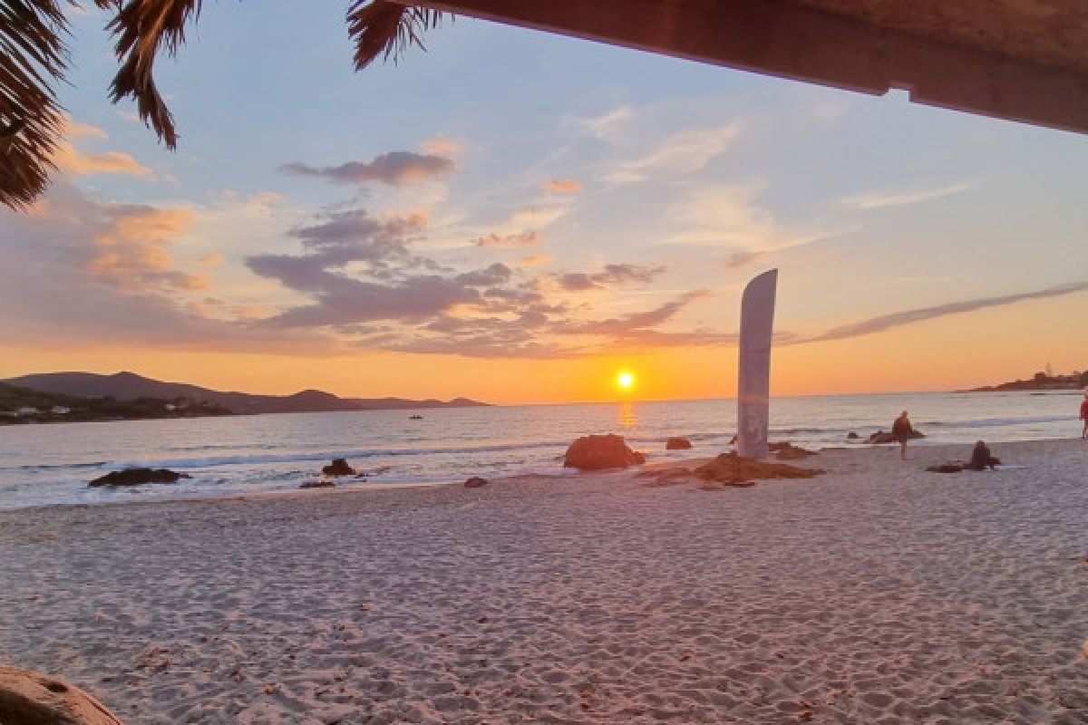Sunset en paddle géant depuis la plage du Ruppione - Bonjour Fun