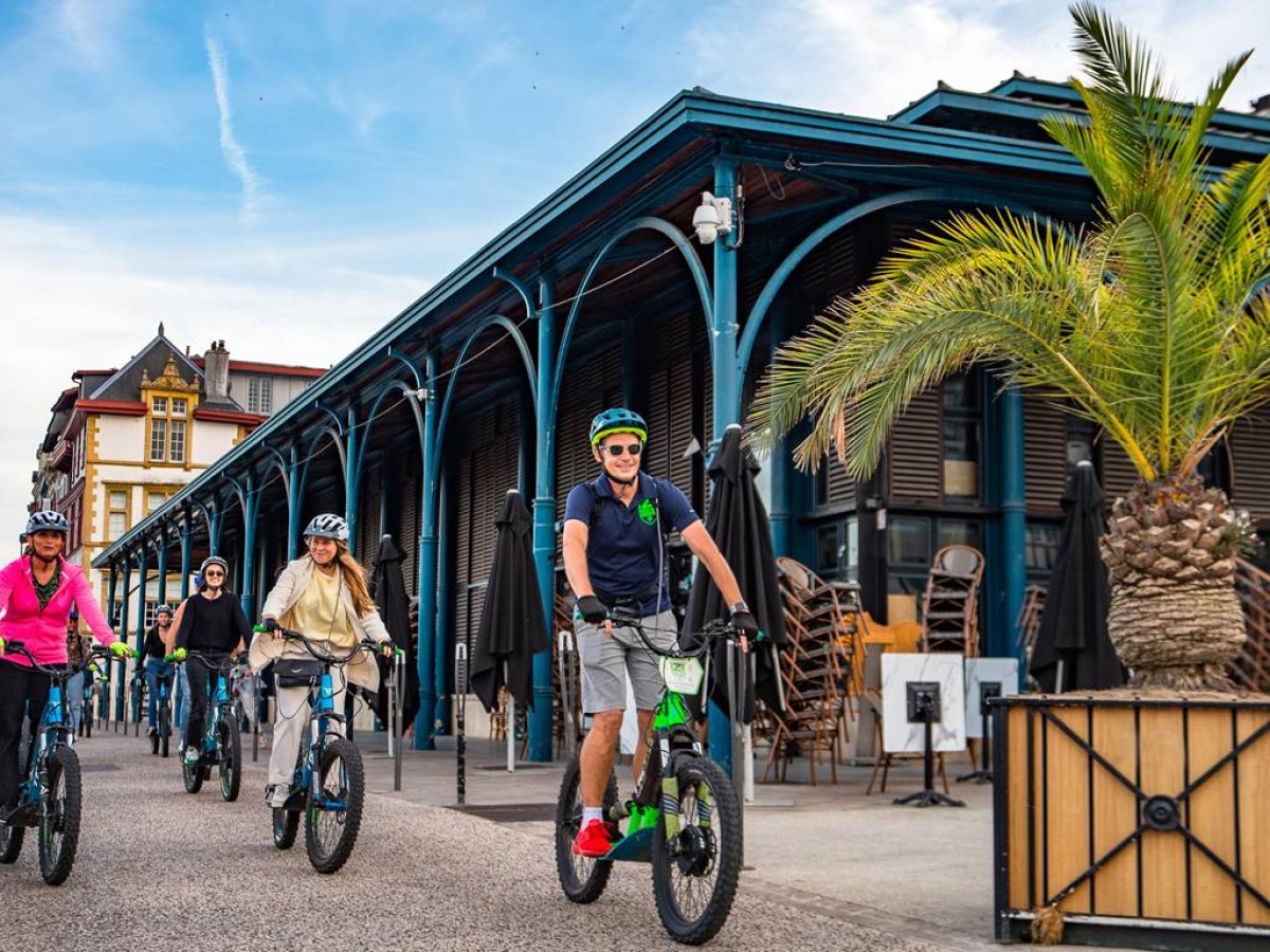 Trottinette électrique Tapas à Bayonne : "Au fil de la Nive" - Bonjour Fun
