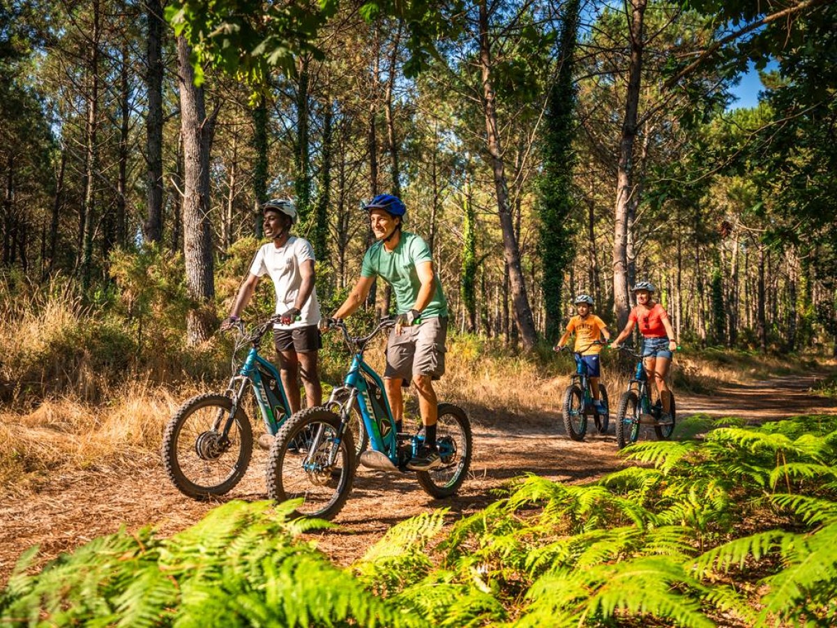 Trottinette "évasion en forêt" à Seignosse - Bonjour Fun