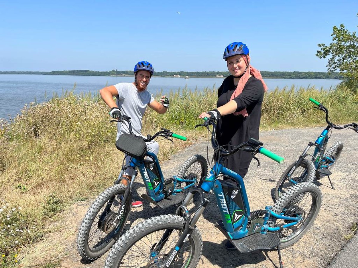 Visite Marais d'Orx en Trottinette électrique - Bonjour Fun