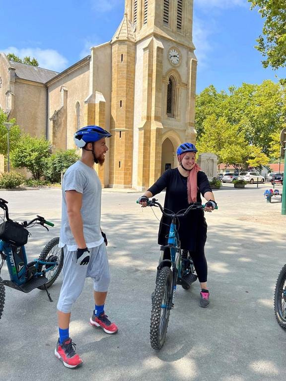Visite Marais d'Orx en Trottinette électrique - Bonjour Fun