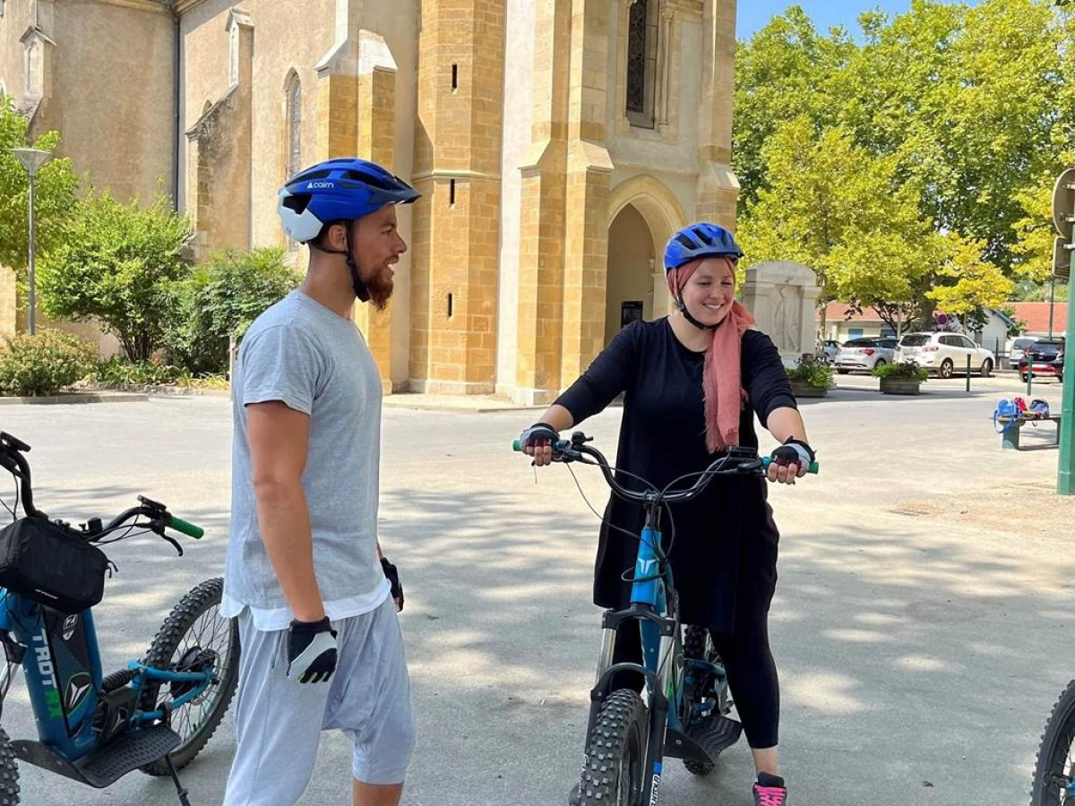 Visite Marais d'Orx en Trottinette électrique - Bonjour Fun